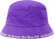 Supreme Bucket Hat Brim Text Crusher SS23 PURPLE/WHITE Size S/M