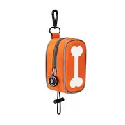 Dog Poop Bags Holder with Leash Clip Elastic Cord Doggie Waste Dispenser Pouch