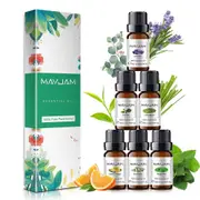 10ml Pure Plant Essential Oils 6pcs Gift Set for Aromatherapy Diffusers