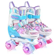 Kids Roller Skates for Girls Boys Ages 5-8 Toddler Roller Skates for Ages 8-1...