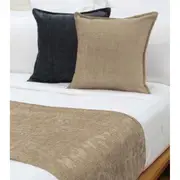 Parker Mocha Bed Runner or Square Cushion by Jason