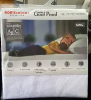 Bob’s Goof Proof King Size Pillow Protector New In Pkg
