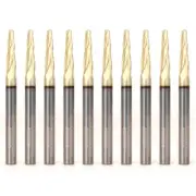 1/8" Tapered Ballnose CNC Router Bit (10 Pk) - 1/4" Shank - Yonico 37413-SC-10PK