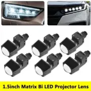 6X 1.5'' Mini Bi LED Projector Lens Hi/Lo 80W Headlight Retrofit Universal 6000K