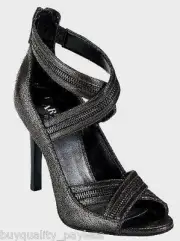 $230 Cole Haan Shanley Back Zip Strap Sandals Shoes Women's 11