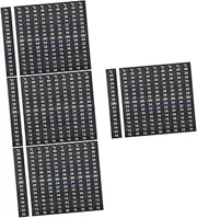 Ipetboom 4sets Digital Aquarium Thermometer Stick-on Sticker 10 Brewery Temperature Strip Battery Safe Practical 10pcs*4