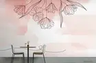 3D Watercolor Floral Wallpaper Wall Mural Removable Self-adhesive 230
