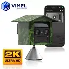 4G Small Security Camera Home 2K ULTRA HD Dual Video 6X Zoom Outdoor Case Mini