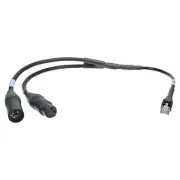 Clear-Com CAB-RJ45-PGM-SA 4-Wire Analog Audio Splitter Cable with RJ45 to 3-Pin