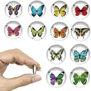 [Tandarui] Butterfly 24Pcs Thumb Tacks Decorative Push Pins,Butterfly Push pins, Thumb Tacks for Bulletin Board, Decorative Pins and Tacks, Cork Board Thumbtacks, Cute Thumbtack for Office Decorative