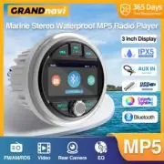 GRANDnavi Marine Stereo – Waterproof IPX5 Boat Radio, Bluetooth,FM/AM MP5 Player