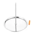 Vertical Skewer Grill Barbecue Stand Roast Turkey Rack Chicken Fish Meat Spit