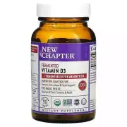 2 X New Chapter, Fermented Vitamin D3, 2,000 IU, 90 Vegetarian Tablets
