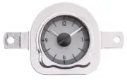 Dakota Digital 51 Ford Silver Clock w/White LED For VHX Gauge Kit VLC-51F-S-W (for: Ford)