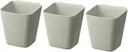 [IKEA] SUNNERSTA Container,Multi Purpose,Pale Green, 12x11 cm (4 3/4x4 3/8") (Set of 3)