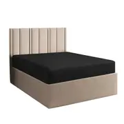 Black Luxury 1000TC Egyptian Cotton Deep Fitted Sheet S/K Single/D/Queen/K/S King Bed