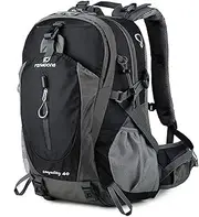 FENGDONG 40L Waterproof Hiking Backpack, Lightweight Resistant Travel Hiking Camping Outdoor Casual Daypack Backpacks for Men & Women