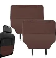 Back of Seat Protector for Kids Feet, Waterproof Back Seat Organizer, Vehicle Anti-Kick Mat, Automobile Accessory for Cat, Dog, Pet