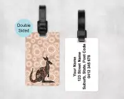 Personalised Aboriginal Luggage Tag Indigenous Luggage Tag Custom Luggage Tag