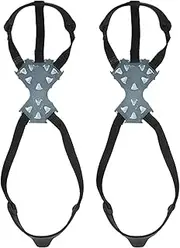 [Generic] Ice Cleats for Boots,Spikes Studs Crampons Traction Cleats - Non-Slip 11 Steel Spikes, Boots Cleats Stretch Footwear, Snow Cleats for Hiking Climbing Walking