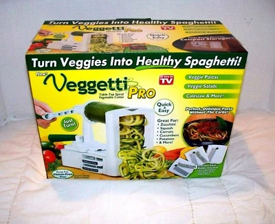 Veggetti Pro Table Top Spiral Vegetable Cutter As Seen on TV