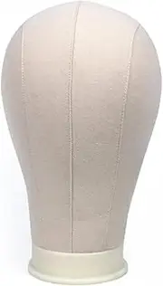 Wig Display Head, Mannequin Head Wig Making Display Training Hair Styling Drying Canvas Block for Home