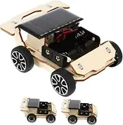 Yardwe 3Sets Solar Car Assemble Educational Science Experiment Solar Power Vehicle Model Making Kit for Stem Building for Hands Learning and Understanding Solar Energy