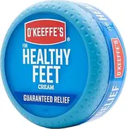 O'Keeffe's Healthy Feet Foot Cream Relieves and Repairs Extremely Dry Cracked Feet Instantly Boosts Moisture Levels, 76g/2.7oz Jar, (Pack of 1) 22302