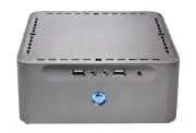 Slim Mini Computer Case Gray Aluminum Mini ITX By Integer Computers Model A-Q5i