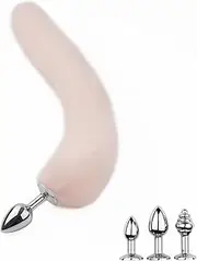 Anal Plug Sex Toys Vibrator 3 Heads Removable Metal Tail Women Butt​ Plug SM Bedtime Flirtation Intimate Sex Gay Anal Couple Intimate Toys