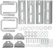 Galvanized Swivel Bunk Bracket Kit Adjustable Sturdy Construction 3x3 Boat Trailer Cross Member