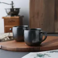 在飛比找ETMall東森購物網優惠-日式金屬釉陶瓷咖啡杯小容量意式espresso小號濃縮簡約掛