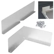 2 Pcs Gutter Valley Splash Guards,Rain Gutter Valley Roofing Gutter Guards, D...