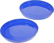 Kisangel 2pcs Bubble Trays Reusable Bubble Blowing Making Plates for Storage Plates for Outdoor Fun Smooth Safe Design for Family Bonding Activities
