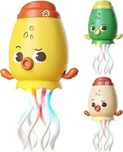 Dancing Octopus Toy - 3 Packs Electric Automatic Swing Smart Obstacle Avoidance Robotic Pets Toys, Crazy 8-Leg Tentacle Crawling Octopus That Dancing, Singing and LED Lights, G'ifts for Girls and Boys