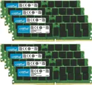 Crucial Bundle with 256GB (8 x 32GB) DDR4 PC4-21300 2666MHz RDIMM Memory