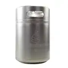 HopsBrew Mini Keg Stainless Steel Growler SS 5L 174mmX 276mm Home Brew Stackable