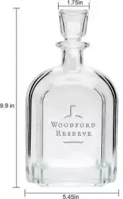WOODFORD Collectible Whiskey Decanter Btac Pappy Blanton Eh Taylor Weller Buffal