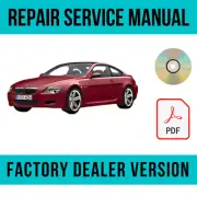 BMW 6 series e63 e64 645ci 650i 2003-2010 Shop Repair Manual