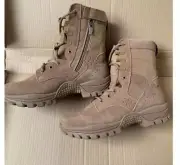 New Type 21 Chinese PLA Army Military Combat Boots Brown
