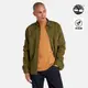 Timberland 男款深橄欖色長袖棉質襯衫|A2AV8302