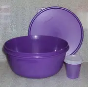[Tupperware] 6 1/4 Cup Modular Bowl Salad Set Purple