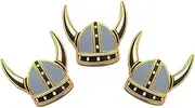[Novel Merk] Viking Helmet – Nordic Cultural Lapel Pin, Hat Pin & Tie Tack Set with Clutch Back
