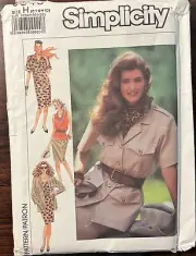 Simplicity Sewing Pattern 9543 Misses Skirt Top Dress or Jacket Size 6-10 Uncut