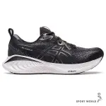 ASICS 女鞋 慢跑鞋 GEL-CUMULUS 25 D 寬楦 黑白【運動世界】1012B439-002