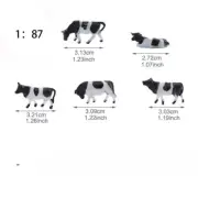 Animal Miniatures Dairy Cattle HO/OO Scale Grassland Farm Ranch Sand Table Model