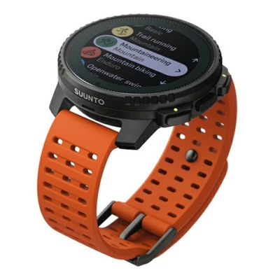 Suunto Men'S Watch Ss050987000 Vertical Solar Lcd X Orange Digital Display