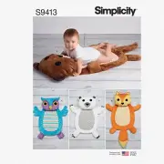 CuddleCritters Baby Tummy Time Mats - One Size Sewing Pattern by Simplicity