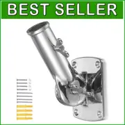 Versatile Heavy-Duty Flag Mount with Stainless Steel Bracket for 1 Inch Poles
