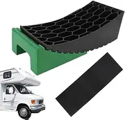 Moreeulsi Leveling Blocks for RV | Wheel Block Stopper,Heavy Duty Secure Interlocking Stabilizer with Non Slip Mat for Parking Truck Tire Vehicle Balance Travel Stabilizing